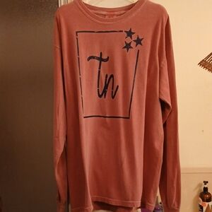 "Tn"Comfort Colors Rose‎ Long Sleeve Tee. Sz.L